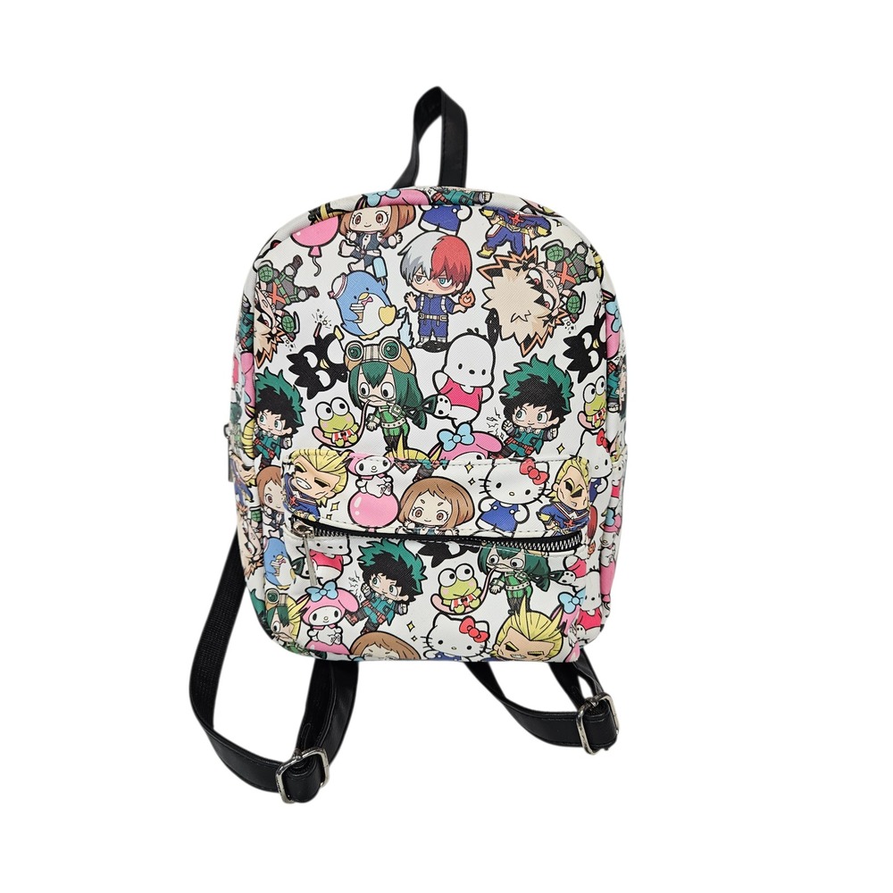 My Hero Academia Hello Kitty Sanrio Chibi Character Backpack K-Pop - Picture 8 of 8